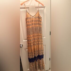BCBGeneration Orange and navy dress